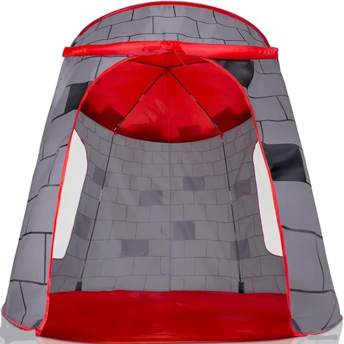 Vista 6 de Play22 Tienda de Juego para Niños Castillo de Caballero - Tienda Portátil Emergente - Plegable en Bolsa de Transporte - Juego para Niños para Uso