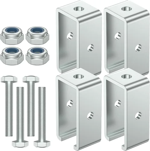 Vista 7 de SKTREX Conector de canal de puntal extendido para montaje en canal de puntal de 1-5/8" de ancho y 1-5/8" de altura