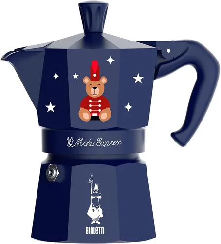 Vista 8 de Bialetti - Moka Express: Cafetera de espresso sobre estufa icónica, prepara auténtico café italiano, olla de moka 1 taza (2 Oz - 60 Ml), aluminio