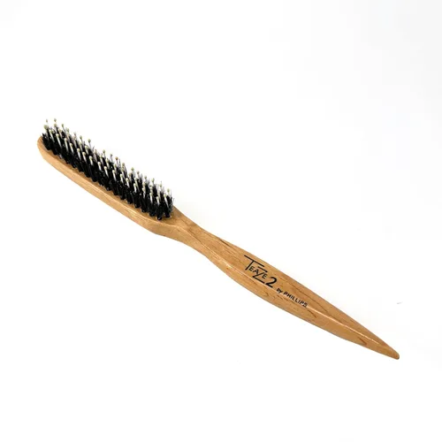 Vista 4 de Phillips Brush Teaze 2 cepillo de brocha con forma de cerdas cóncavas