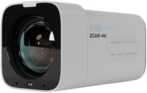 Vista 2 de PTZOptics Cámara Studio 4K con zoom de 20x, conectividad NDI HX2, construcción compacta y zoom digital de 16x (blanco)