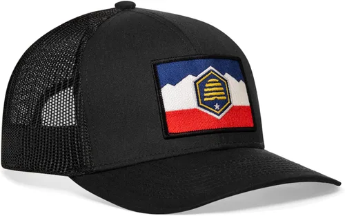 Vista 56 de HAKA Gorra de béisbol unisex con diseño de bandera del estado Gorra de béisbol de malla de camionero