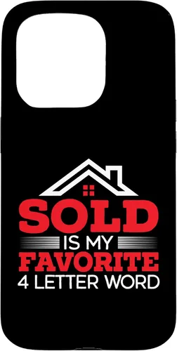 Vista 14 de iPhone 16 Sold Is My Favorite 4 Letter Word Real Estate Agent Realtor Case