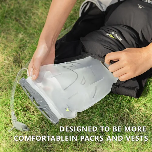 Vista 6 de N NEVO RHINO Bolsa de hidratación 2L-3L, depósito de agua para mochila de senderismo, bolsa de almacenamiento de agua a prueba de fugas, bolsa
