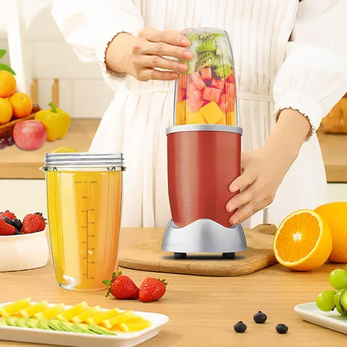Vista 5 de PODCAY Piezas de repuesto para licuadora Nutribullet, tazas de 32 onzas y 24 onzas con cuchilla extractora de repuesto, compatible con licuadoras