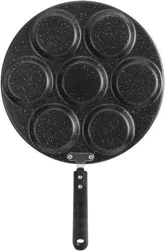 Vista 6 de Ejoyous Sartén de aluminio antiadherente para panqueques de 7 tazas, sartén para tortillas, utensilios de cocina para el hogar con mango ergonómico