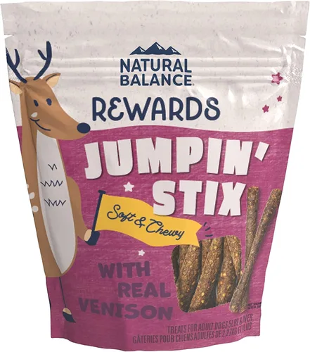 Vista 12 de Natural Balance Premios con ingredientes limitados Jumpin' Stix, golosinas sin granos para perros adultos de todas las razas, receta de pollo, 10