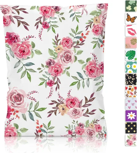 Vista 34 de JinRuiKJ Paquete de 25 sobres de polietileno con estampado de leopardo negro, 10x13, bolsas de envío para ropa, bolsas de correo autoadhesivas