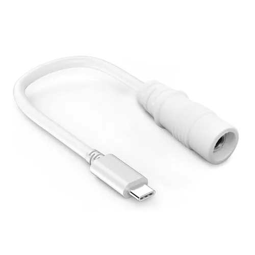 Vista 4 de Reemplazo para enchufe de barril de anillo a adaptador USB-C para paneles solares de enchufe de barril y cámaras USB-C para panel solar
