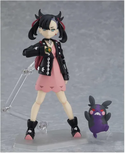 Vista 3 de Pokemon Center: Figura de acción de Figma Marnie con Morpeko