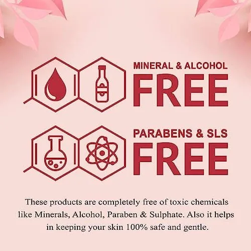 Vista 5 de Kit facial rosa masajeador facial máscara facial kit para mujeres crema de masaje facial gel facial exfoliante facial kit exclusivo 8.82 oz paquete