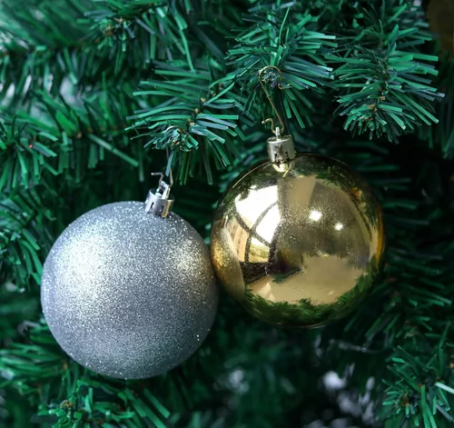 Vista 5 de Gancho de adorno, 200 piezas de gancho dorado y plateado para adornos de Navidad, gancho para decoración de árbol de Navidad, alambre de metal