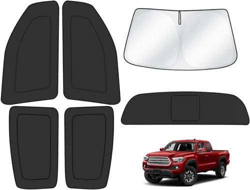 Vista 132 de T TGBROS Parasol para parabrisas para BMW X1 F48 2016 2017 2018 2019 2020 2021 2022 para ventana de automóvil, con bloqueo UV grueso y opaca