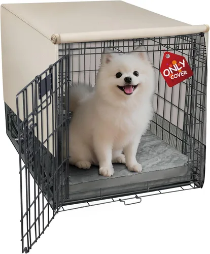 Vista 21 de Explore Land Funda transpirable para jaula de perro, ventilación de malla de 4 lados, funda básica para perrera para mascotas, todos los lados