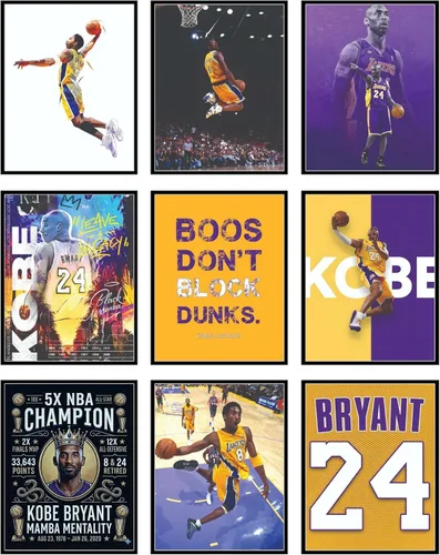 Vista 15 de Bigwig Prints Pósteres de baloncesto para dormitorio de niños, decoración de sala de baloncesto, carteles de la NBA, Steph Curry, arte de pared