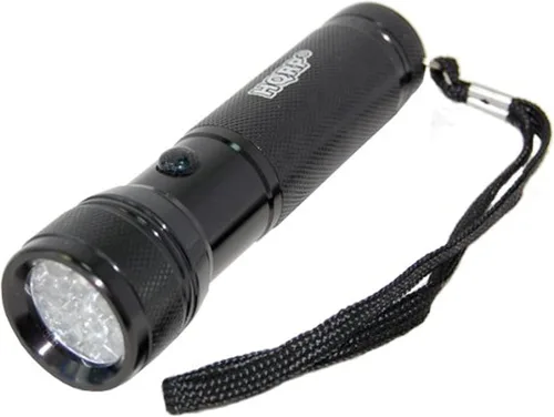 Vista 2 de HQRP 365 nM linterna/luz negra para la inspección de vidrio, falsificación del arte/pruebas de reparación, inspección antigua, detección de tintas