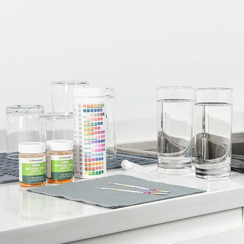 Vista 12 de Restaurantware Kit de prueba de agua multiuso instantáneo de 100 unidades, 17 en 1, 2 pruebas de bacterias, para agua de grifo y pozo, tiras
