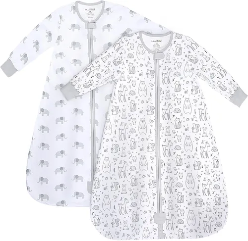 Vista 60 de Manta de algodón orgánico para bebé, saco de dormir 0.5 TOG 0-6 meses Adventure