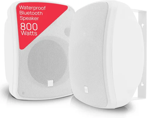 Vista 9 de Pyle, sistema de bocinas Bluetooth resistente al agua para interior/exterior Negro