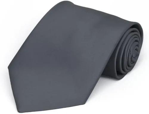 Vista 21 de tiemart Corbata de color sólido prémium Negro