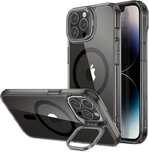 Vista 29 de ESR Funda para iPhone Air con soporte de almacenamiento, compatible con MagSafe, protección contra caídas de grado militar, funda magnética