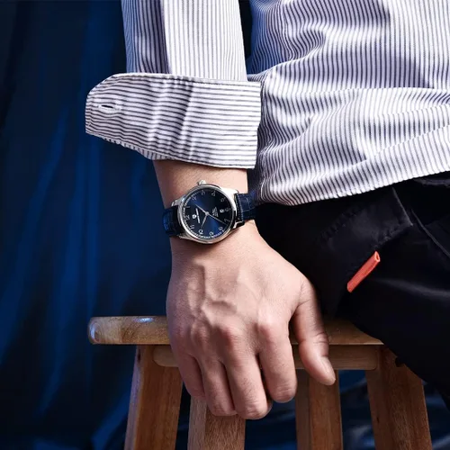 Vista 6 de BY BENYAR Pagani Design Men's Classic Simple Watch, Waterproof 200M Automatic Winding Mechanical Leather Watch