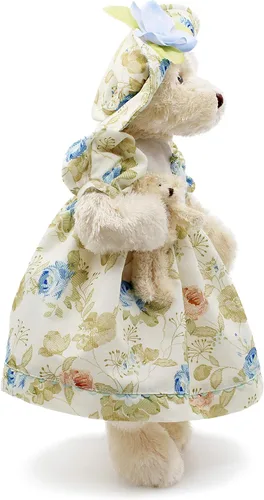 Vista 2 de Oitscute Osos de Peluche para Bebés Lindos de Peluche Suave de 16 Pulgadas (Flor Verde) para Niñas y Mujeres