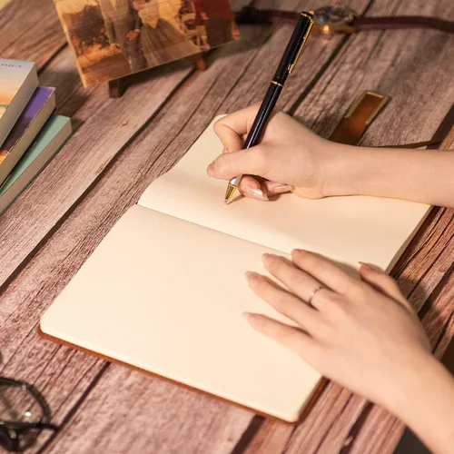 Vista 5 de Diario de cuero de regalo para papá, cuaderno personalizado para papá de hija, diario personalizado A5, diario de viaje, cuaderno de bocetos