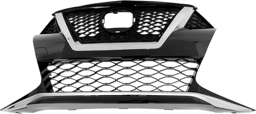 Vista 41 de Garage-Pro Conjunto de Parrilla Frontal para Nissan Frontier 1998-2000, Cáscara Cromada, Inserción Negra, Accesorios Nissan Frontier, NI1200183