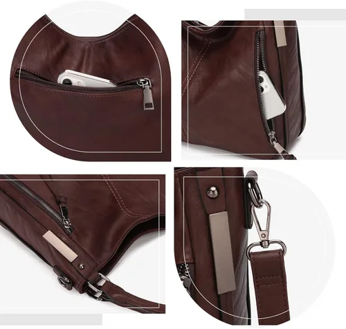 Vista 3 de Purses for Women Shoulder Handbags Hobo Bags Tote Bag