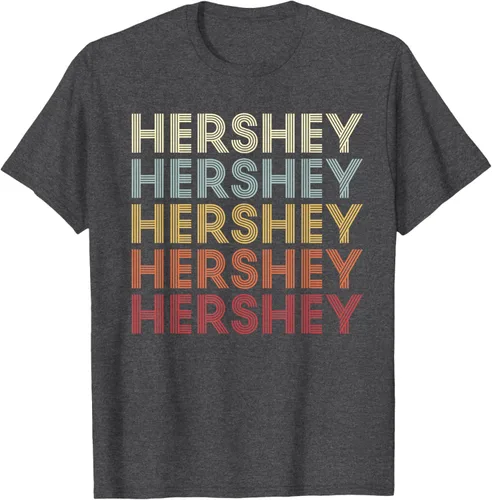 Vista 24 de Hershey Pennsylvania Hershey PA Retro Camiseta de texto vintage, Azul