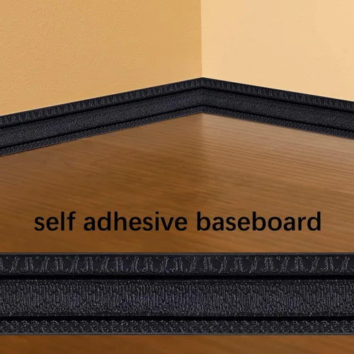 Vista 2 de Yutianli Moldura de Corona Despegar y Pegar Borde de Papel Tapiz Base de Pared Flexible Moldura Adhesiva Zócalo de Vinilo Autoadhesivo Moldura