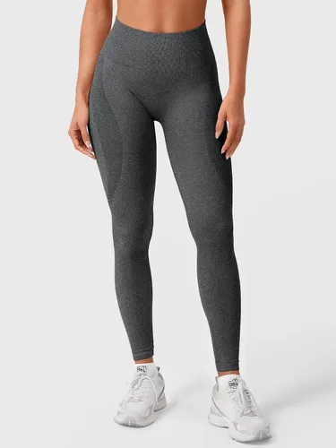 Vista 3 de HIGORUN - Leggings sin costuras para mujer, moldeadores, con diseño gráfico de sonrisas, de cintura alta, para el gimnasio, yoga o hacer ejercicio