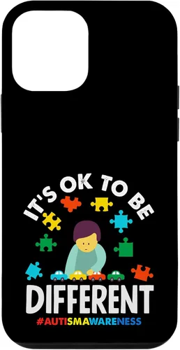 Vista 16 de Ok to Be Different Autism Awareness Puzzle Piece Ribbon Case para iPhone 17