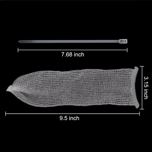 Vista 3 de Sumind Paquete de 30 trampas de nailon para lavadora, malla de malla, atrapador de pelusas con 30 bridas para cables
