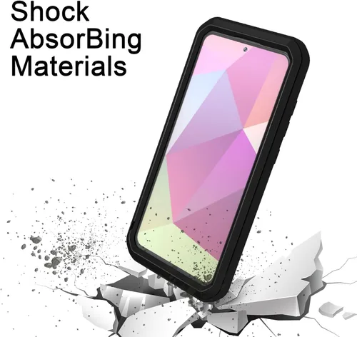 Vista 3 de LOVE MEI Funda compatible con Samsung Galaxy S24 Plus, resistente al agua, para exteriores, militar, resistente, a prueba de golpes, polvo y Negro