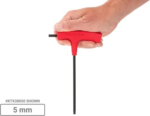 Vista 7 de TEKTON Juego de llaves hexagonales con mango en T, 8 piezas (0.079-0.394 in) KTX90203