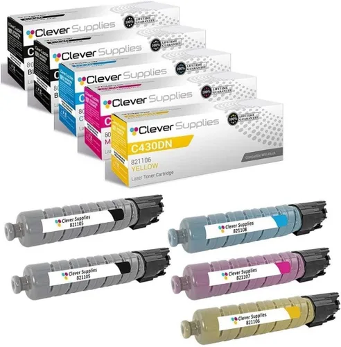 Vista 18 de CS - Cartucho de tóner compatible para Ricoh C220 406046 Color negro láser Aficio SP C220 Aficio SP C220A Aficio SP C220DN Aficio SP C220N Aficio SP