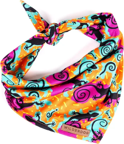 Vista 21 de Wilderdog Bandana para perro con material ligero de malla de mezcla de poliéster de secado rápido en agave