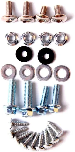 Vista 6 de CRF50 Kit de guardabarros de cuerpo de plástico blanco para bicicletas chinas CRF XR de 50 cc Pit Dirt incluyendo todos los tornillos de montaje