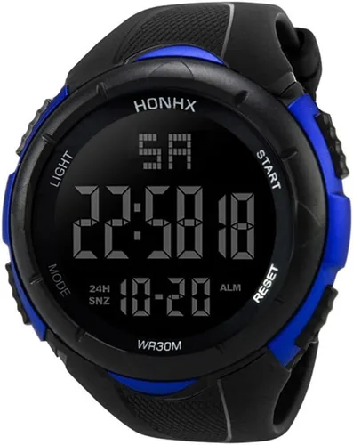 Vista 2 de Relojes de lujo para hombre, analógicos, digitales, militares, LED, impermeable, para marido, papá