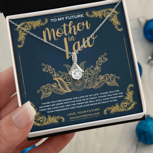 Vista 3 de Shine Attraction To My Amazing Mother In Law Necklace From Daughter In Law or Son In Law, Best Mother's Day Gift For Mother In Law, Birthday