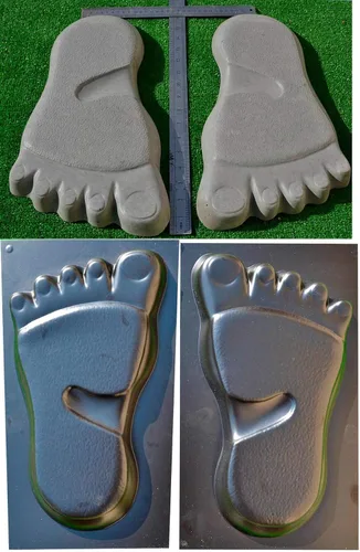 Vista 7 de Moldes de hormigón Pie Yeti pavimentación piedra de hormigón camino camino traza decoración S21