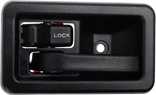 Vista 130 de TRQ Manija Interior de Puerta del Lado del Pasajero Negra Compatible con Ford Bronco 1987-1996 F-150 1987-1997 F-250 1997 F-250 HD F-350