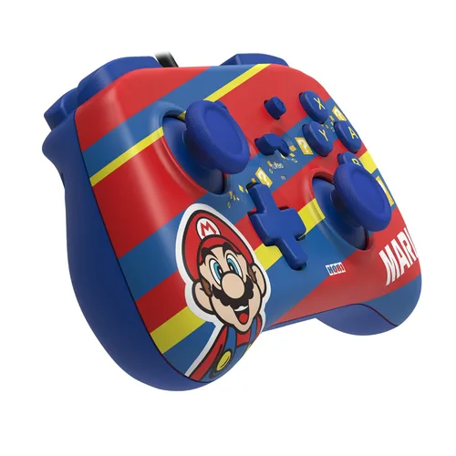 Vista 4 de HORI Nintendo Switch HORIPAD Mini (Mario) Wired Controller Pad - Officially Licensed By Nintendo