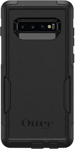 Vista 2 de OtterBox Funda para Galaxy S10+ Commuter Series, negra, delgada y resistente, apta para bolsillo, con protección de puerto