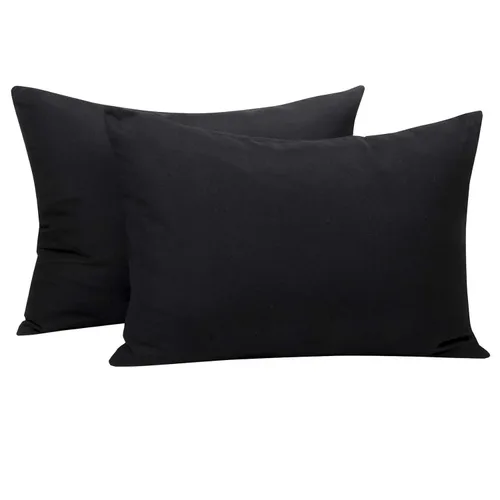 Vista 3 de NTBAY Cuna ajustable de microfibra (28 x 52 pulgadas) y fundas de almohada con cremallera (13 x 18 pulgadas), color negro