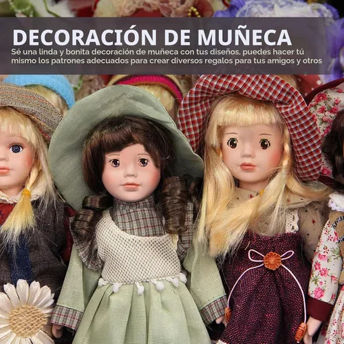 Vista 3 de EXCEART Calcomanías de ojos de muñeca y calcomanías de agua para cejas, 8 hojas de estilo mixto, calcomanías de maquillaje para muñecas