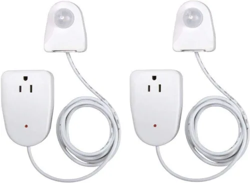 Vista 7 de Westek Control de Luz de Enchufe con Sensor de Movimiento Enchufable, Paquete de 2 - Dispositivo Sensor de Movimiento Interior Activa las Luces