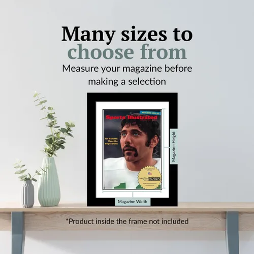 Vista 28 de Creative Picture Frames - Marco de fotos para revistas Sports Illustrated, de 8 x 10.5 pulgadas, adecuado para ediciones de coleccionista
